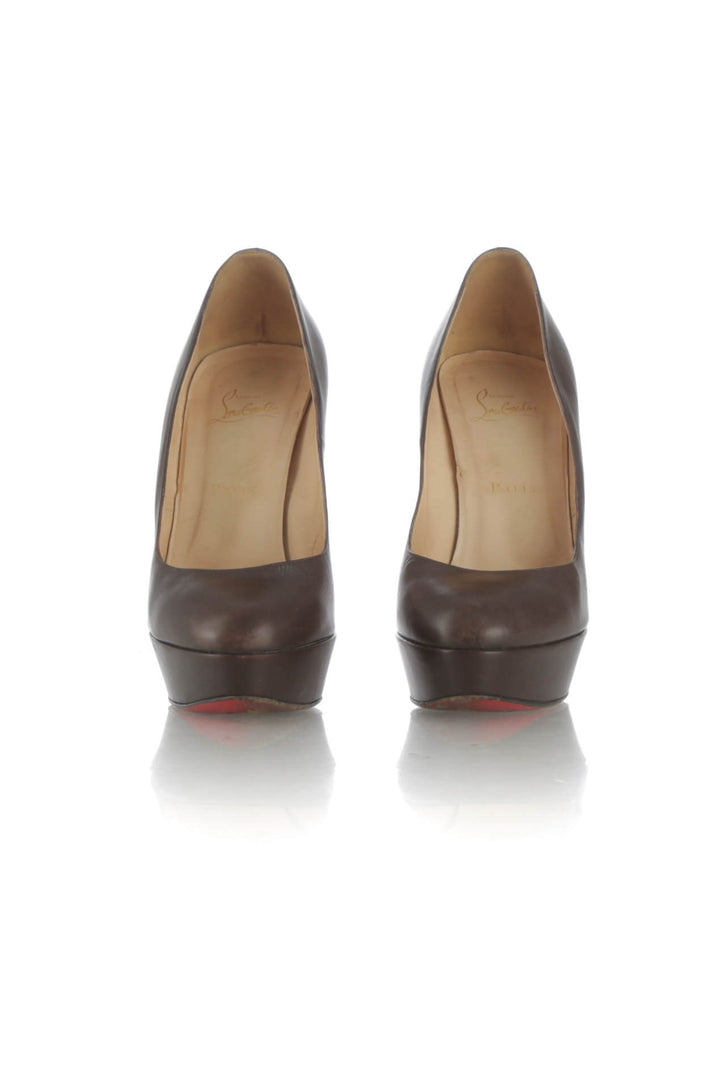 Zapato Christian Louboutin café, detalle 5 – ClosetRehab