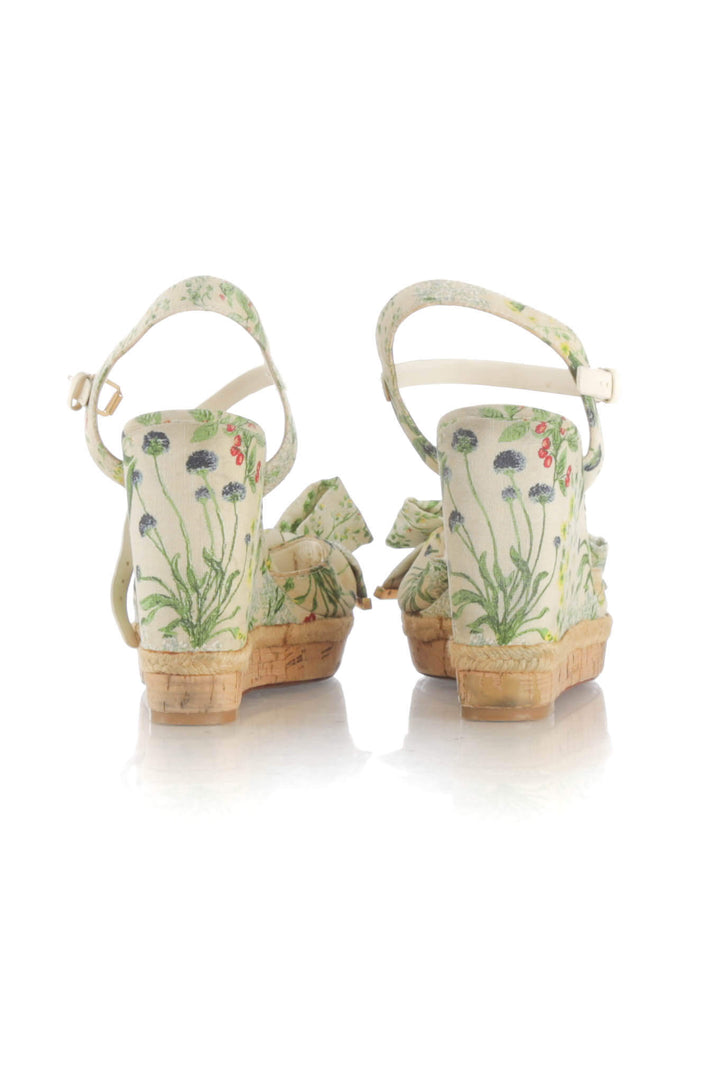 Zapato Tory Burch verde, detalle – ClosetRehab