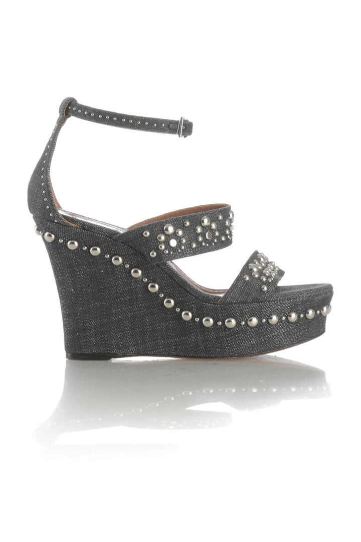 Zapato Alaia azul, vista frontal – ClosetRehab