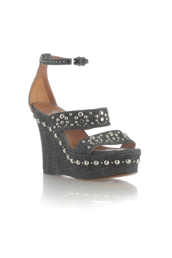 Zapato Alaia azul, vista posterior – ClosetRehab