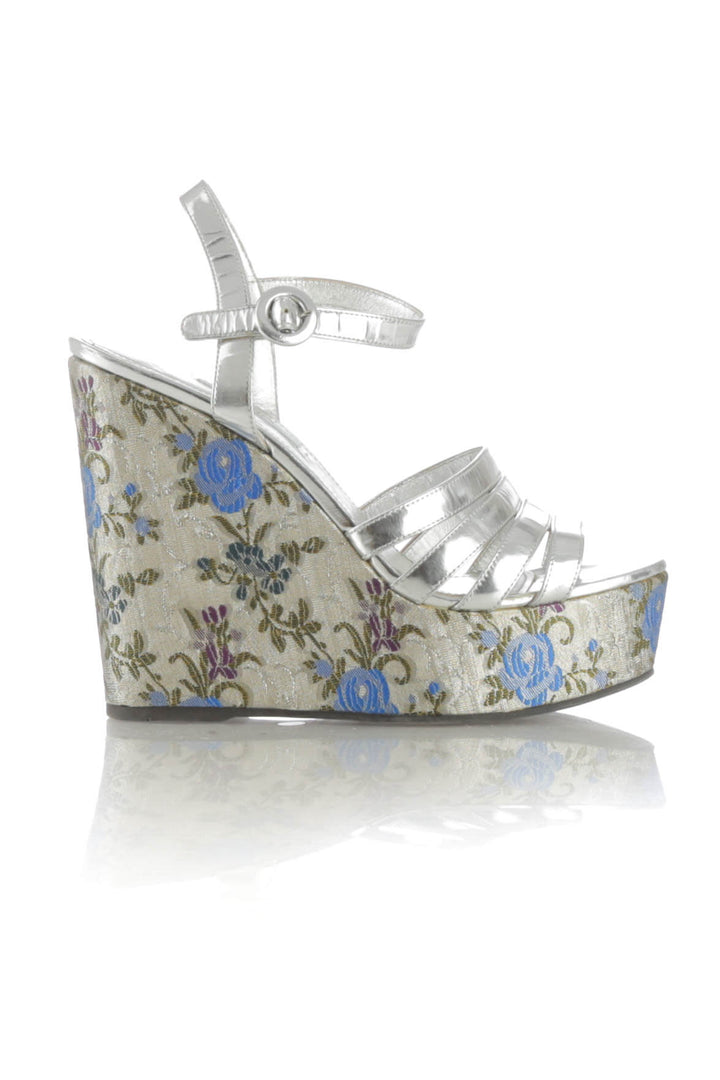Zapato Prada gris, vista frontal – ClosetRehab