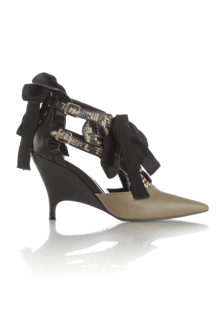 Zapato Zimmermann negro, vista frontal – ClosetRehab