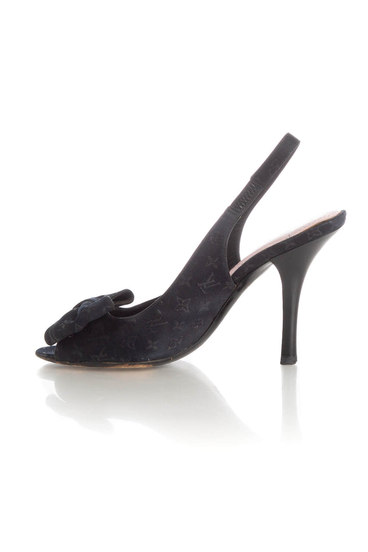 Zapato Louis Vuitton azul, vista lateral – ClosetRehab