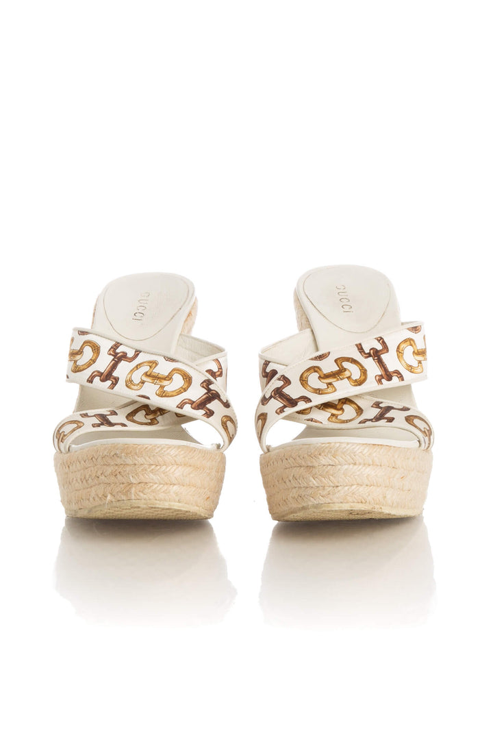 Zapato Gucci blanco, detalle – ClosetRehab