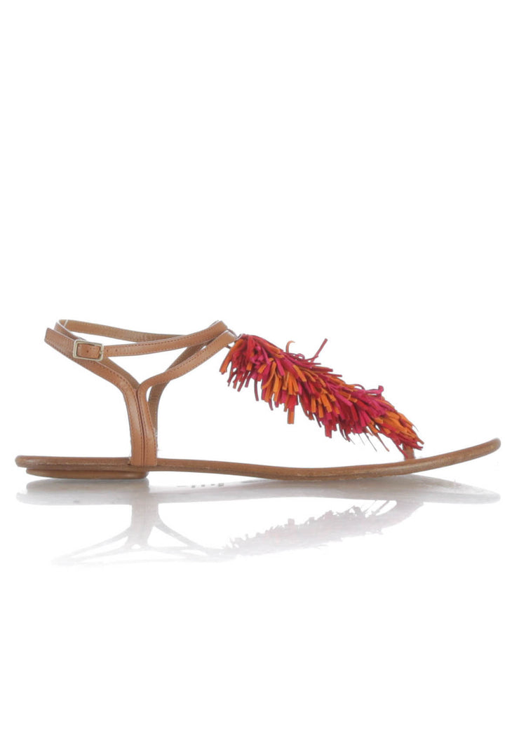 Zapato Aquazzura café, vista frontal – ClosetRehab