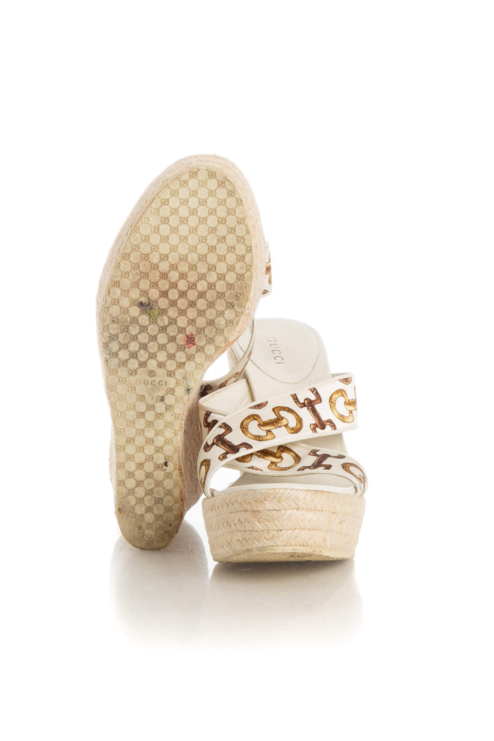 Zapato Gucci blanco, detalle 6 – ClosetRehab