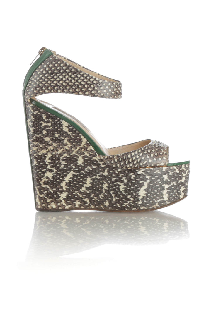 Zapato Jimmy Choo café, vista frontal – ClosetRehab