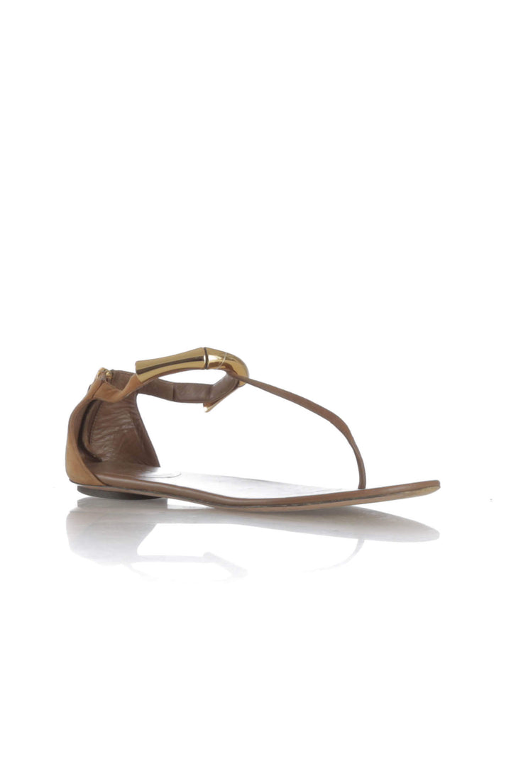 Zapato Gucci café, vista posterior – ClosetRehab