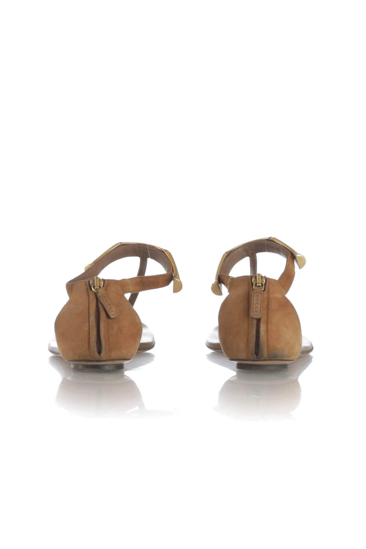 Zapato Gucci café, detalle – ClosetRehab