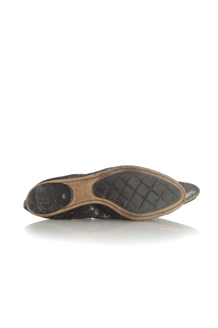 Zapato Chanel negro, detalle 6 – ClosetRehab