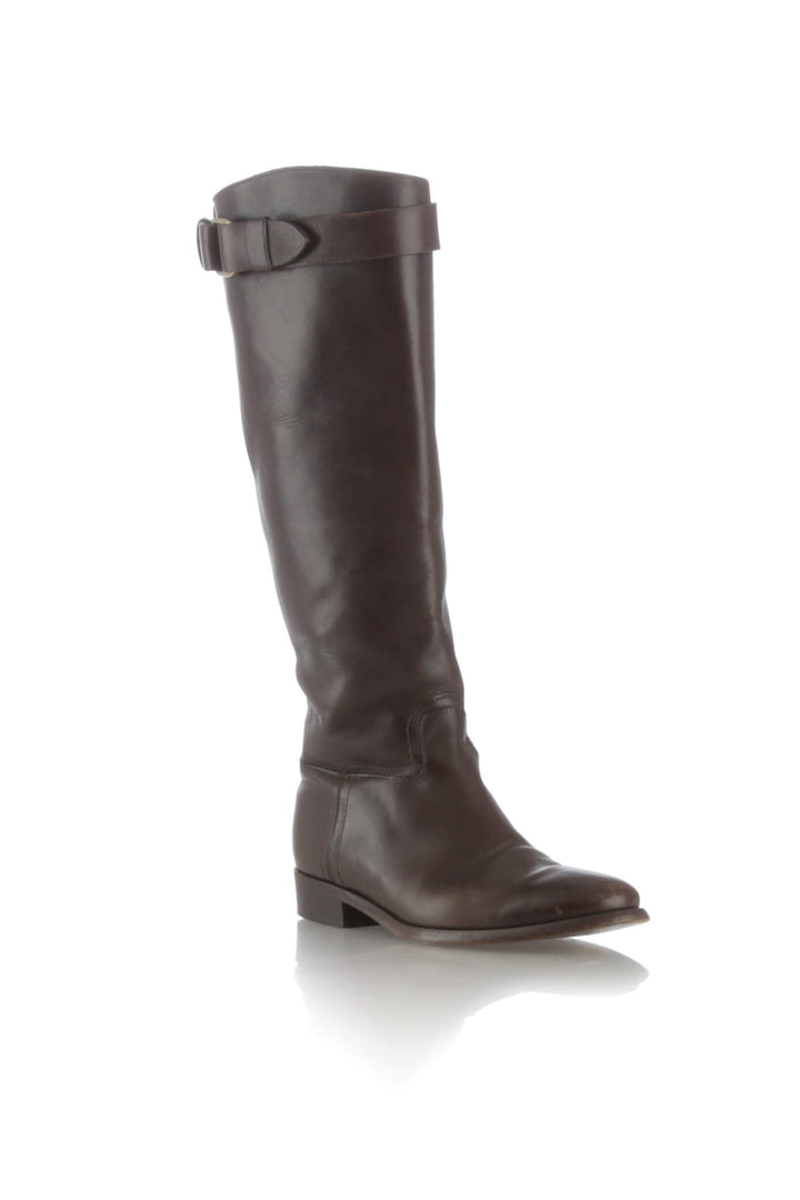 Zapato Burberry café, vista posterior – ClosetRehab