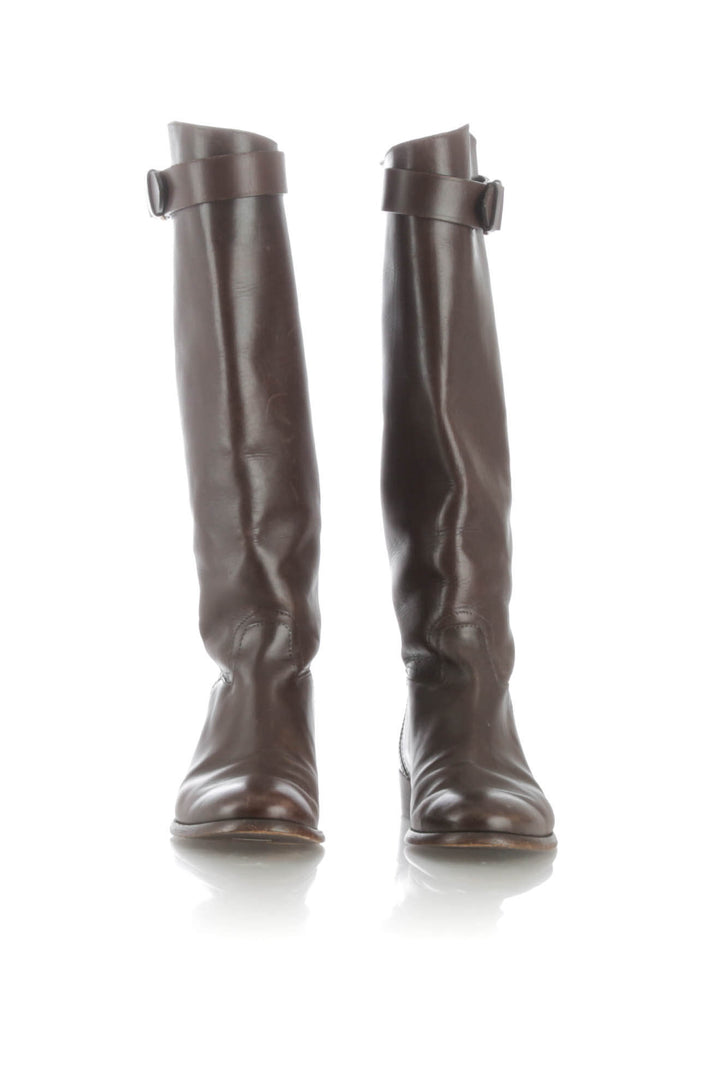 Zapato Burberry café, detalle 5 – ClosetRehab