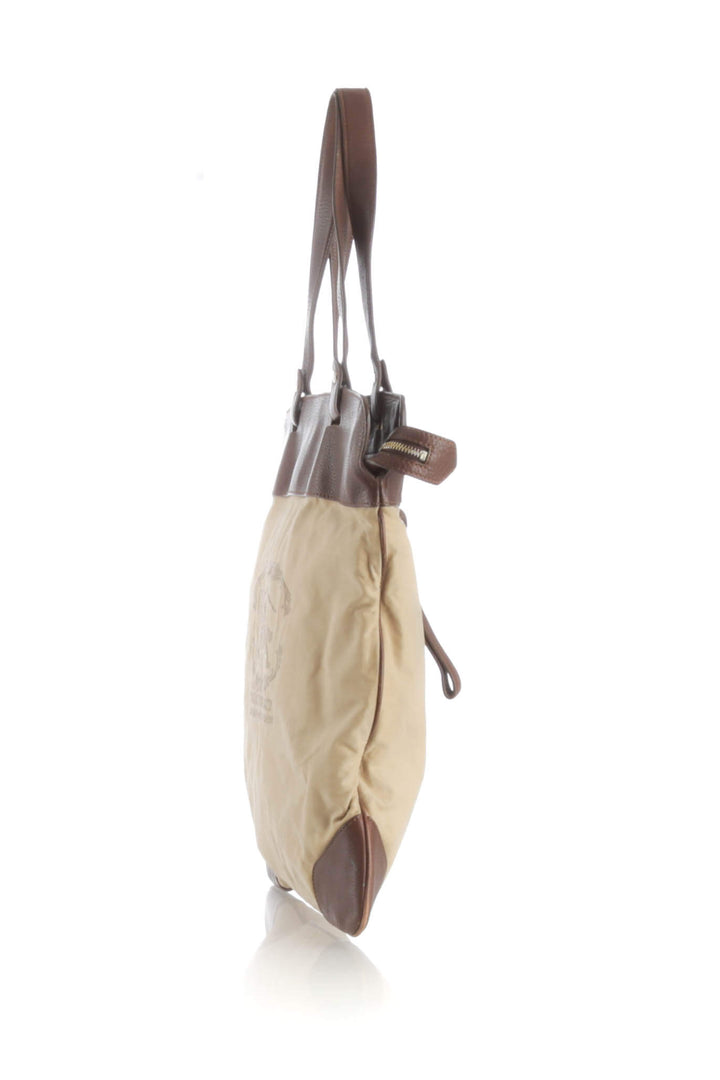 Bolsa Burberry café, vista lateral – ClosetRehab