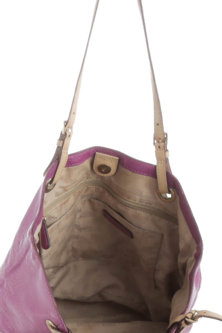 Bolsa Michael Kors morado, detalle 6 – ClosetRehab