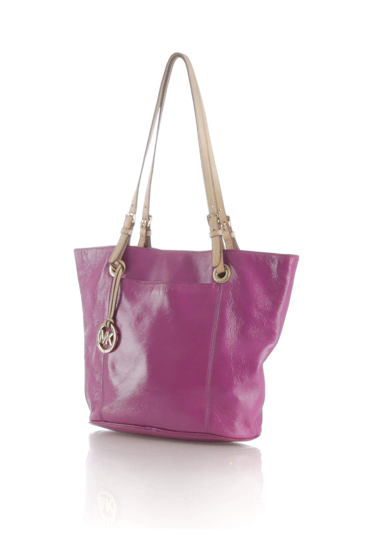 Bolsa Michael Kors morado, vista posterior – ClosetRehab