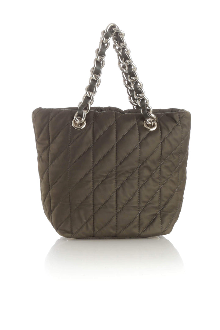 Bolsa Carolina Herrera verde, detalle – ClosetRehab