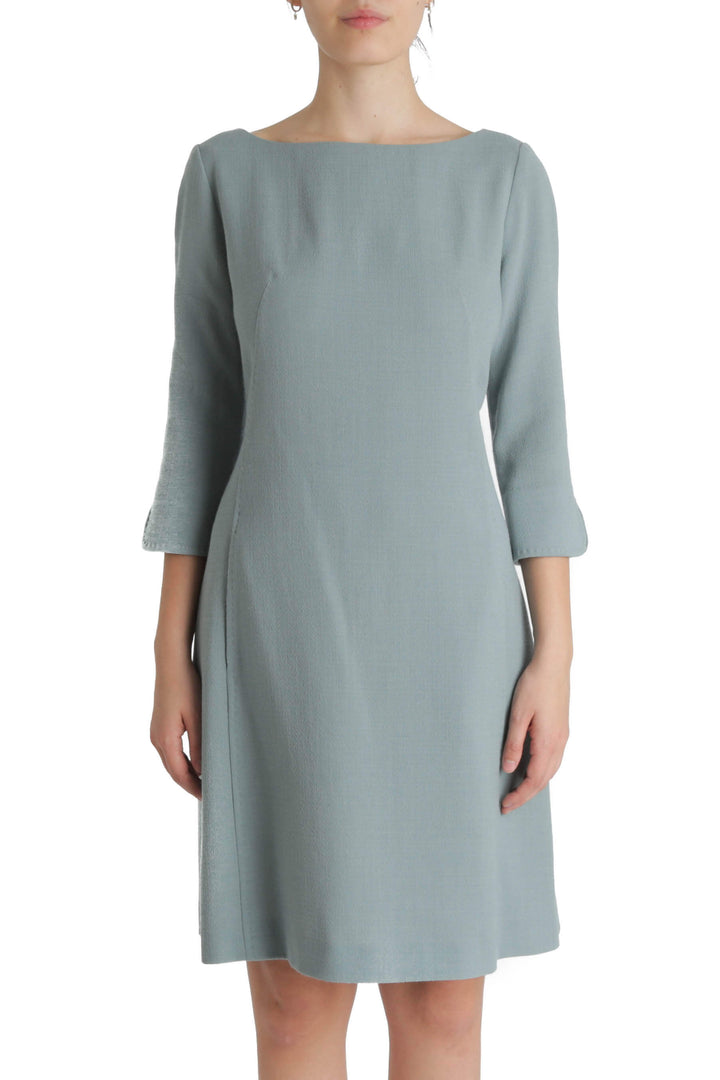 Vestido Ambrosi_Color_Azul, vista frontal – ClosetRehab