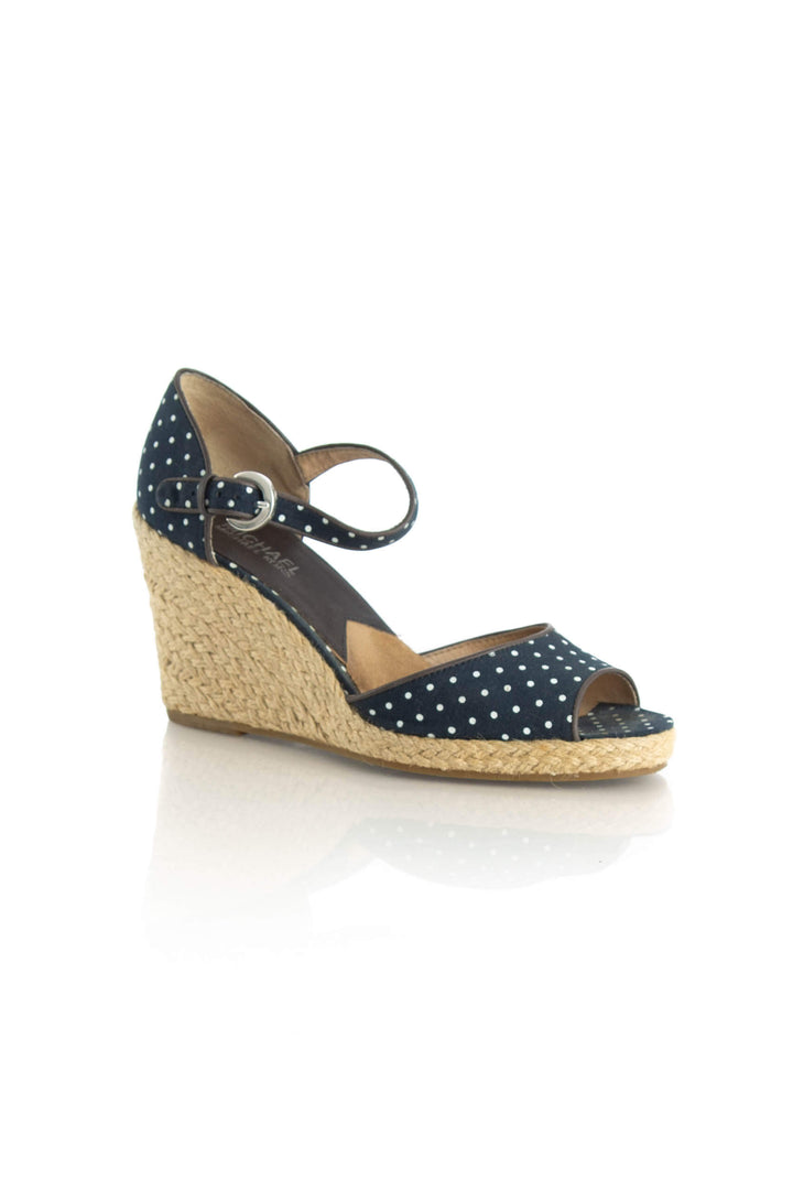 Zapato Michael Kors azul, vista posterior – ClosetRehab