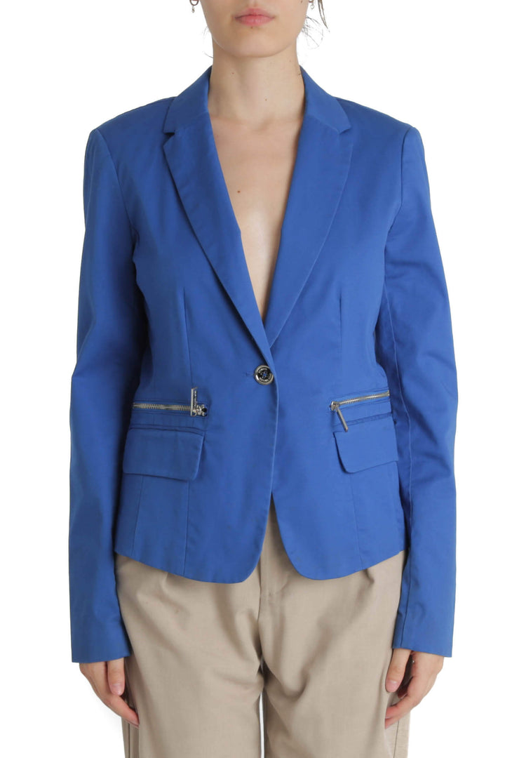 Saco Michael Kors azul, vista frontal – ClosetRehab