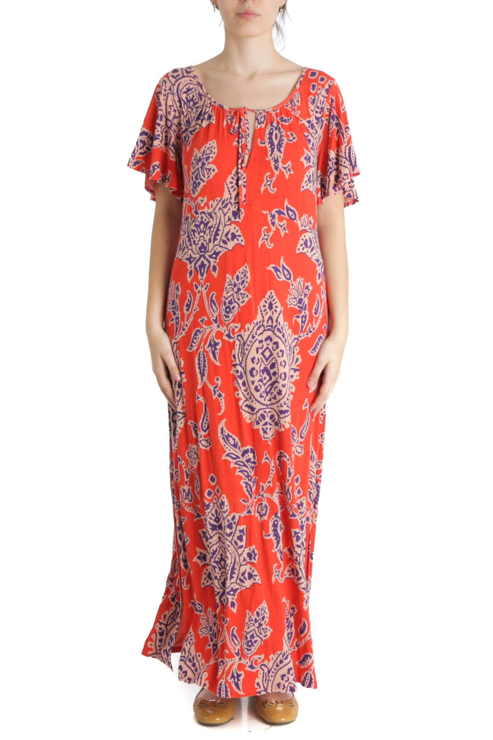 Vestido Akemi y Kim naranja, vista frontal – ClosetRehab