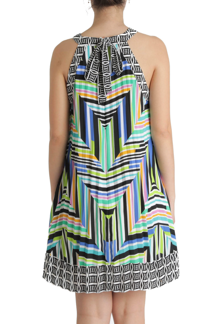Vestido Laundry by Shelli Segal estampado, vista posterior – ClosetRehab