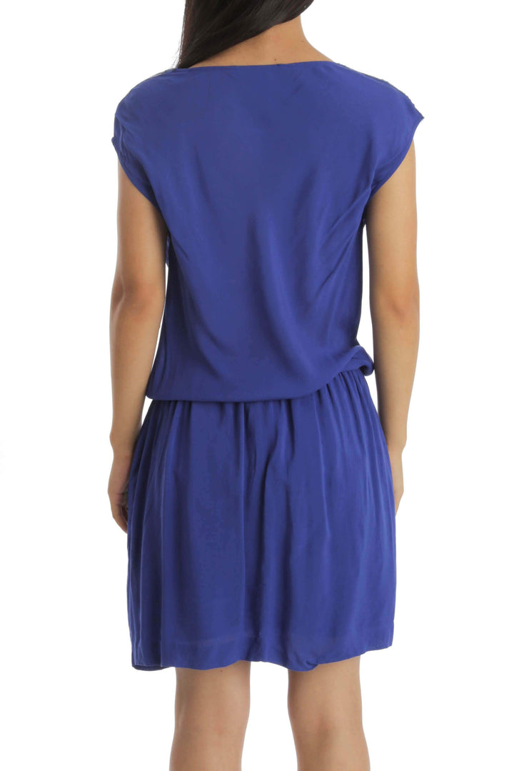 Vestido Armani Exchange azul, vista posterior – ClosetRehab