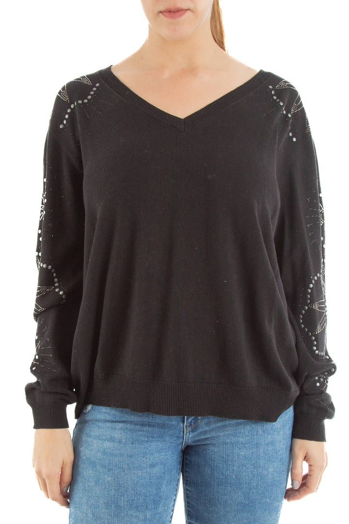 Suéter Desigual negro, vista frontal – ClosetRehab