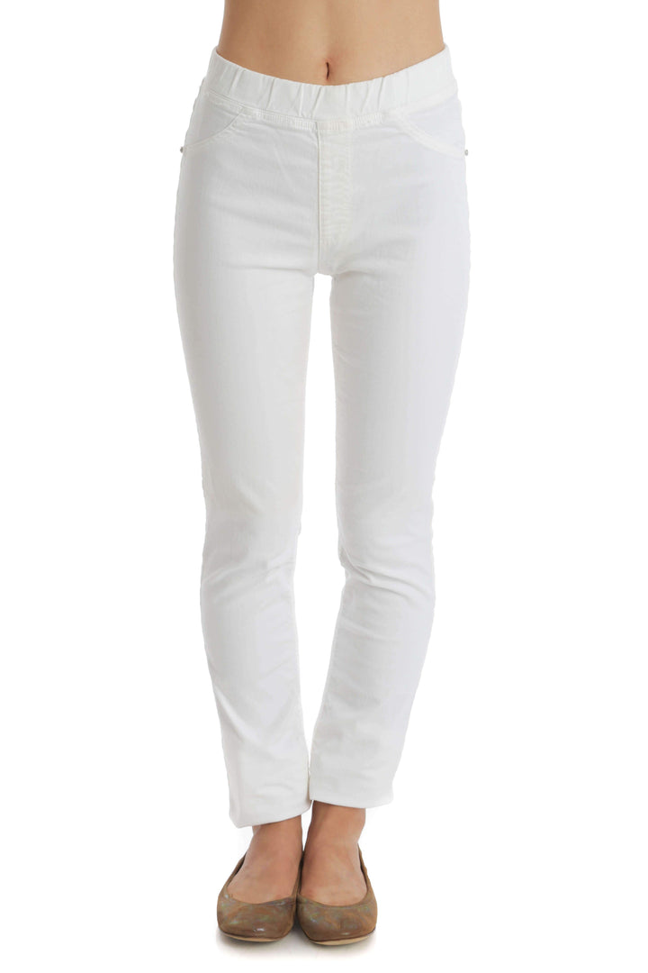 Pantalón Ambrosi blanco, vista frontal – ClosetRehab