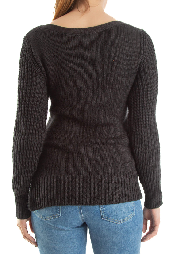 Suéter Calvin Klein negro, vista posterior – ClosetRehab
