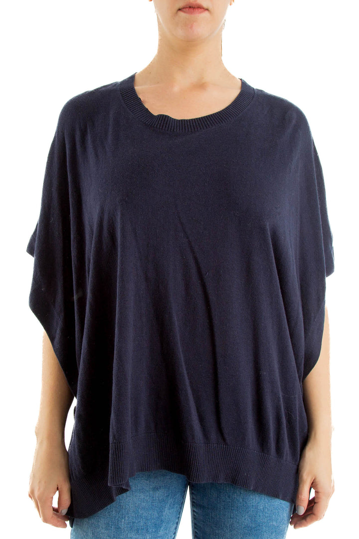 Blusa Massimo Dutti azul, vista frontal – ClosetRehab