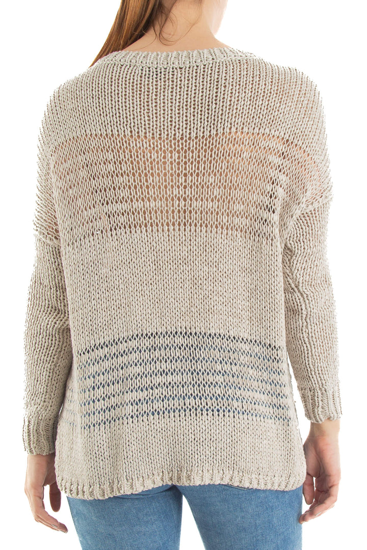 Suéter Vince beige, vista posterior – ClosetRehab
