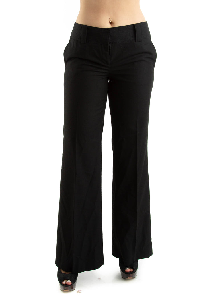 Pantalón Ann Taylor negro, vista frontal – ClosetRehab
