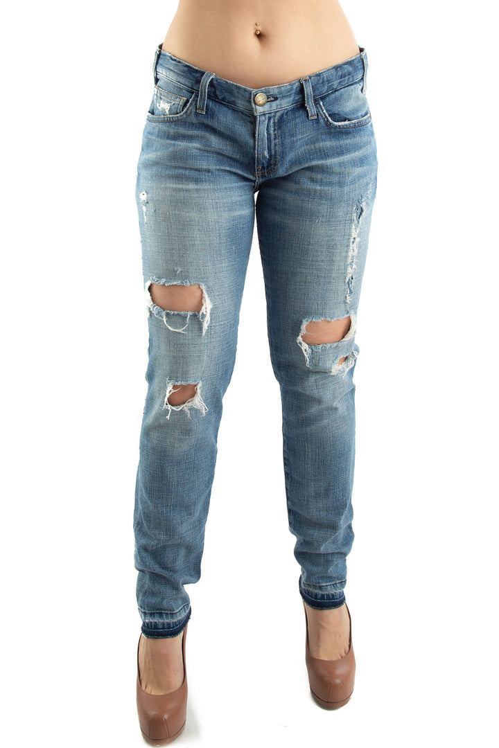 Jeans Current Elliot azul, vista frontal – ClosetRehab