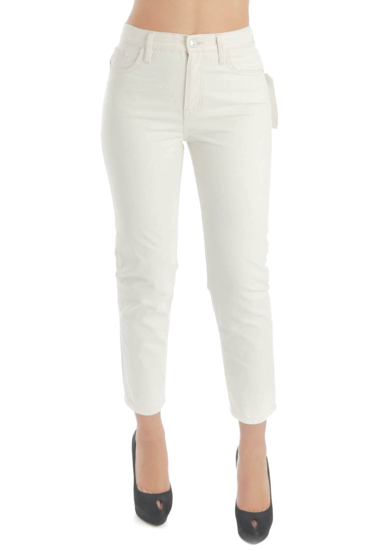 Jeans Current/Elliott NWT blanco, vista frontal – ClosetRehab