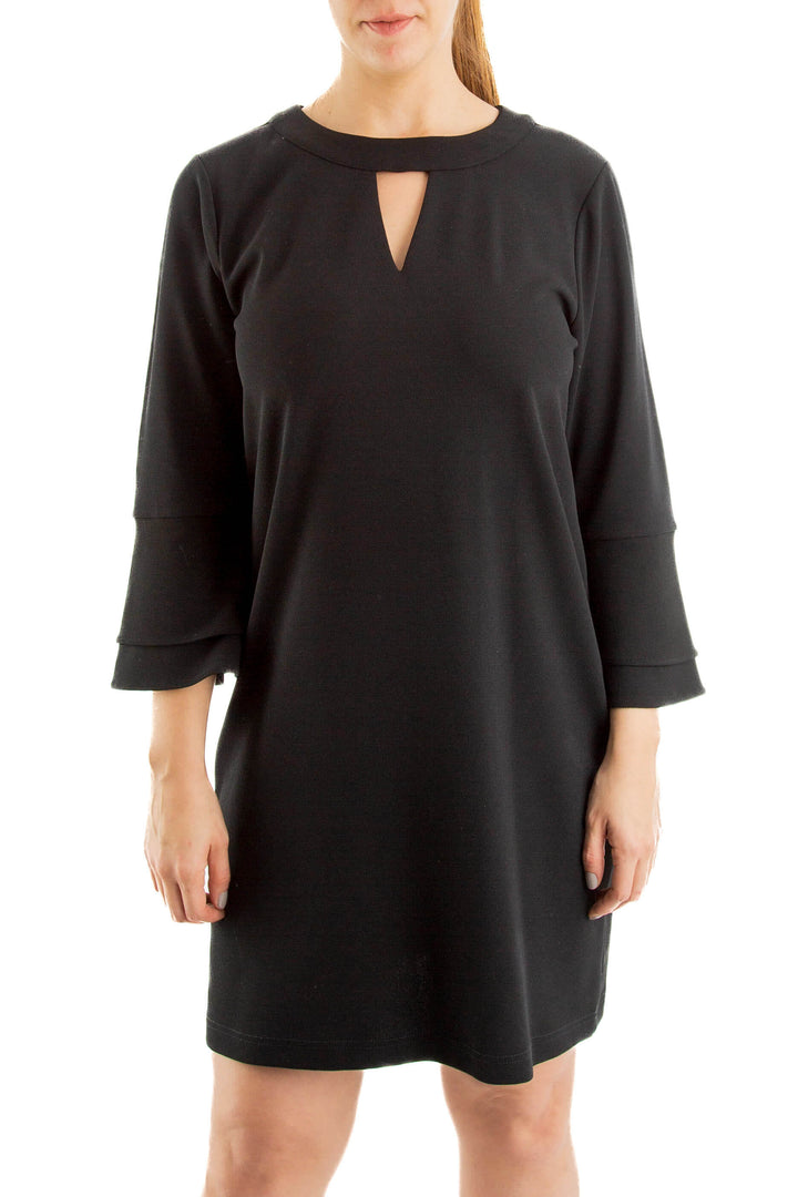 Vestido Charter Club negro, vista frontal – ClosetRehab