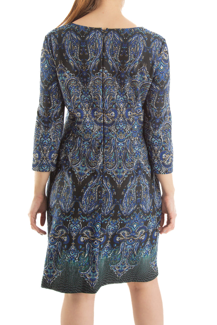 Vestido Antonio Melani azul, vista posterior – ClosetRehab