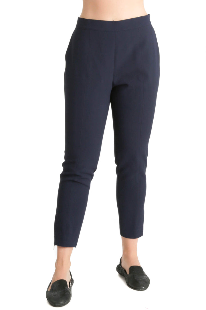 Pantalón Purificación Garcia azul, vista frontal – ClosetRehab