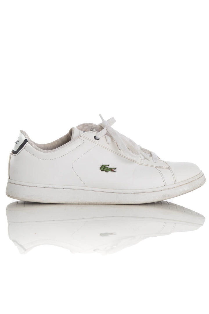 Zapato Lacoste blanco, vista frontal – ClosetRehab