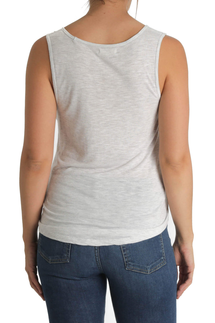 Blusa Madewell gris, vista posterior – ClosetRehab