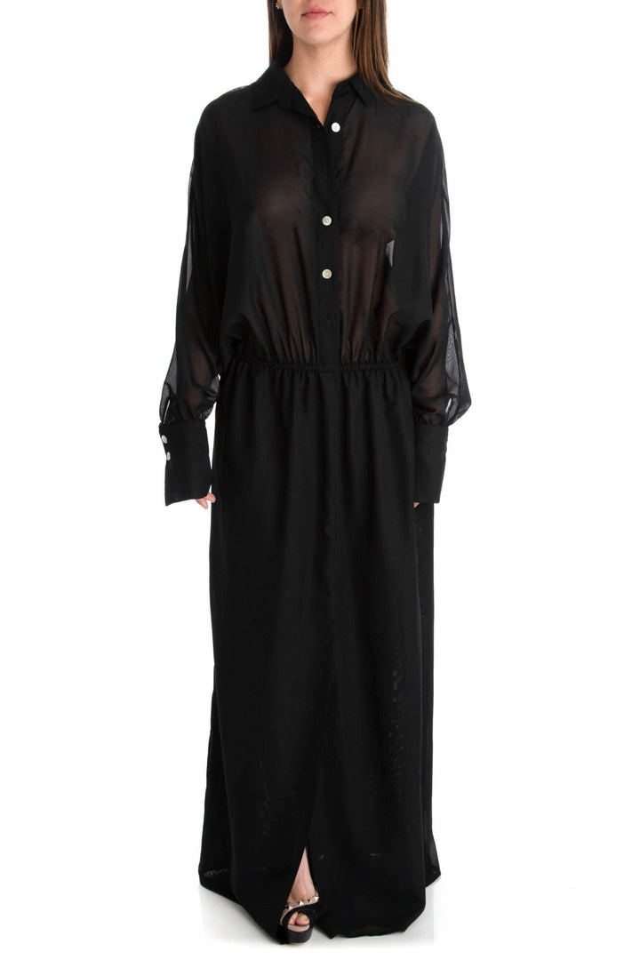 Vestido Trilogia NWT negro, vista frontal – ClosetRehab