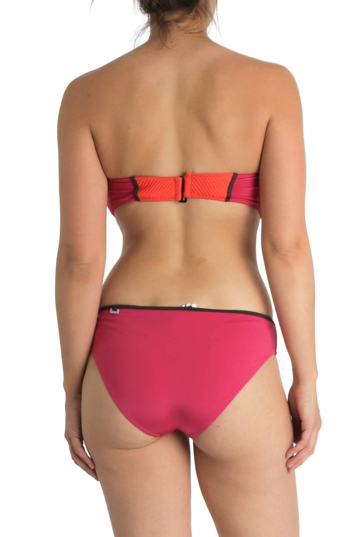 Traje de baño Zingara rosa, vista posterior – ClosetRehab