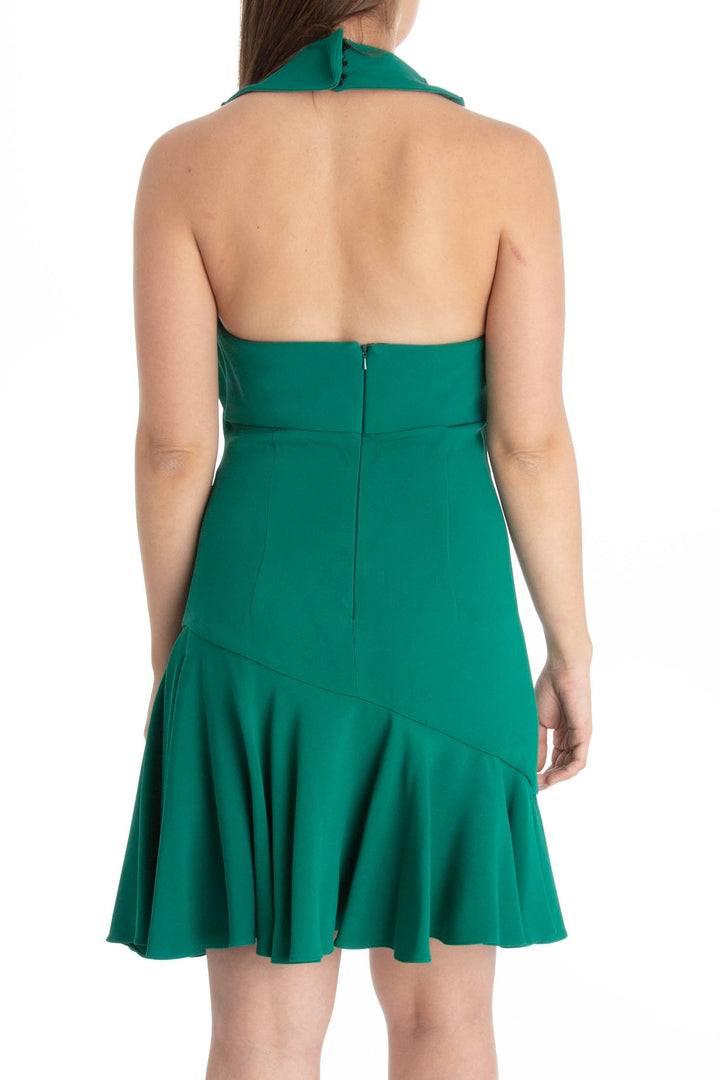 Vestido Cushnie et Ochs verde, vista posterior – ClosetRehab