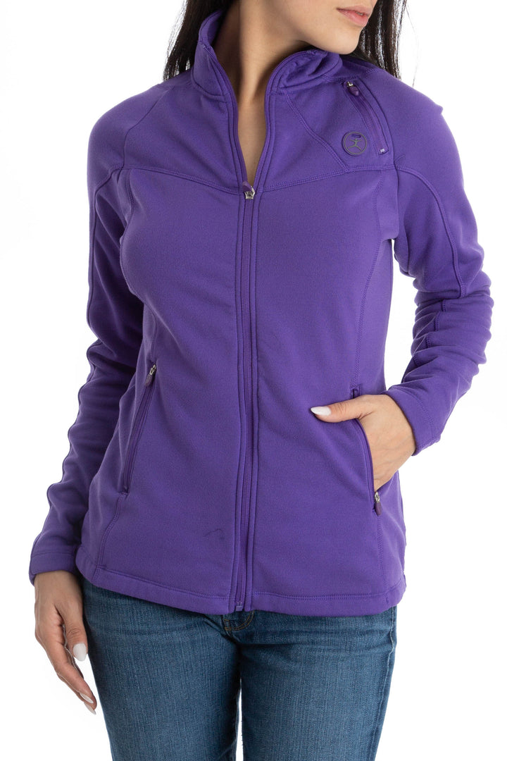 Chamarra Danskin morado, vista frontal – ClosetRehab