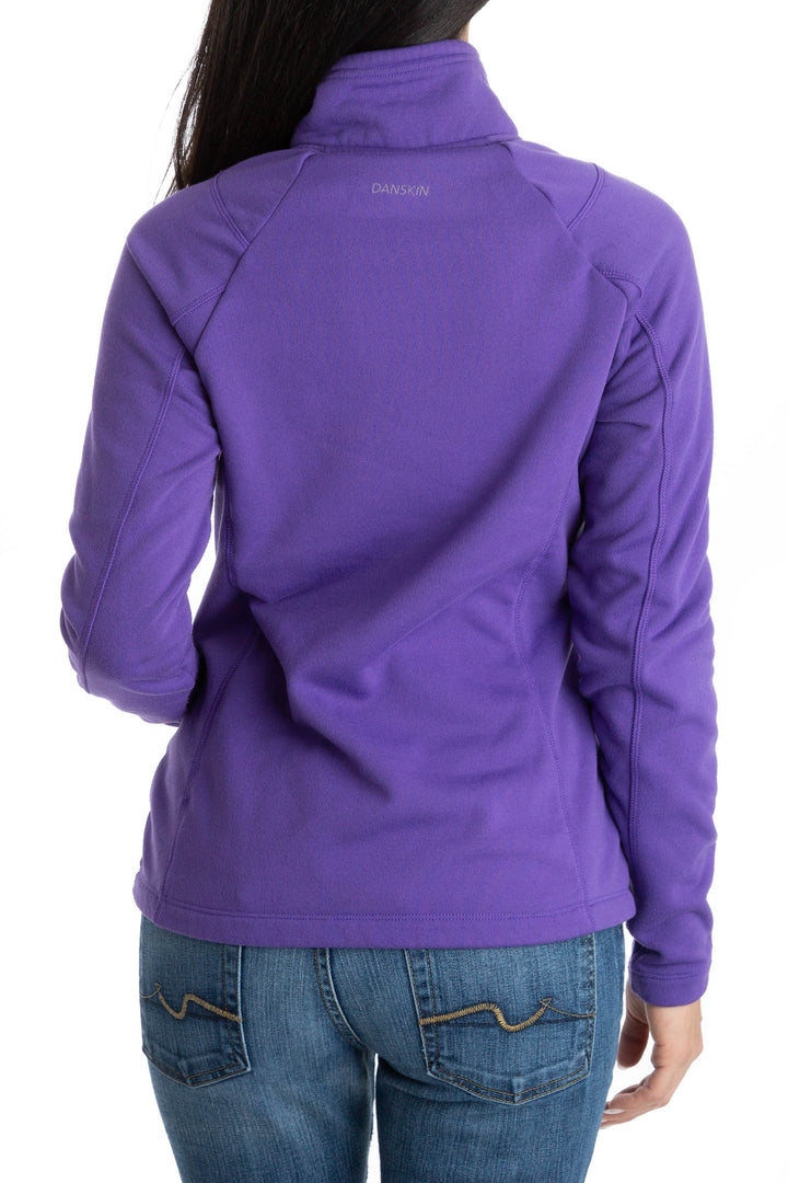 Chamarra Danskin morado, vista posterior – ClosetRehab