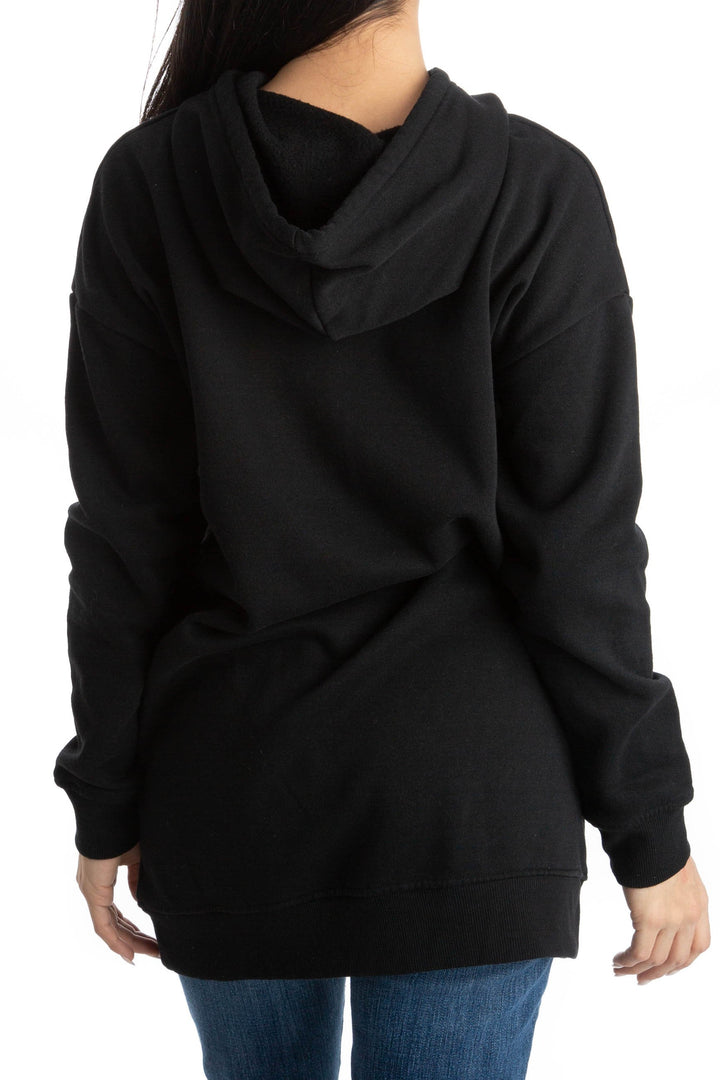 Chamarra Zenana Outfitters negro, vista posterior – ClosetRehab