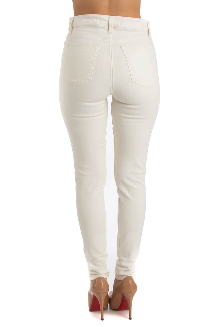 Jeans Joe's Jeans blanco, vista posterior – ClosetRehab