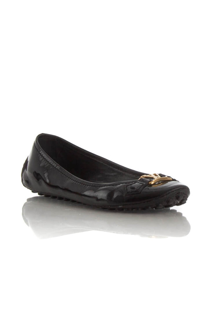 Zapato Louis Vuitton negro, vista posterior – ClosetRehab