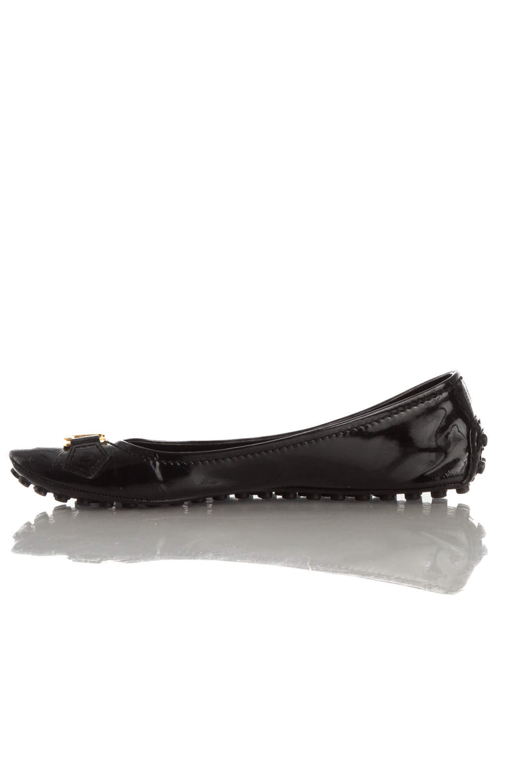 Zapato Louis Vuitton negro, vista lateral – ClosetRehab