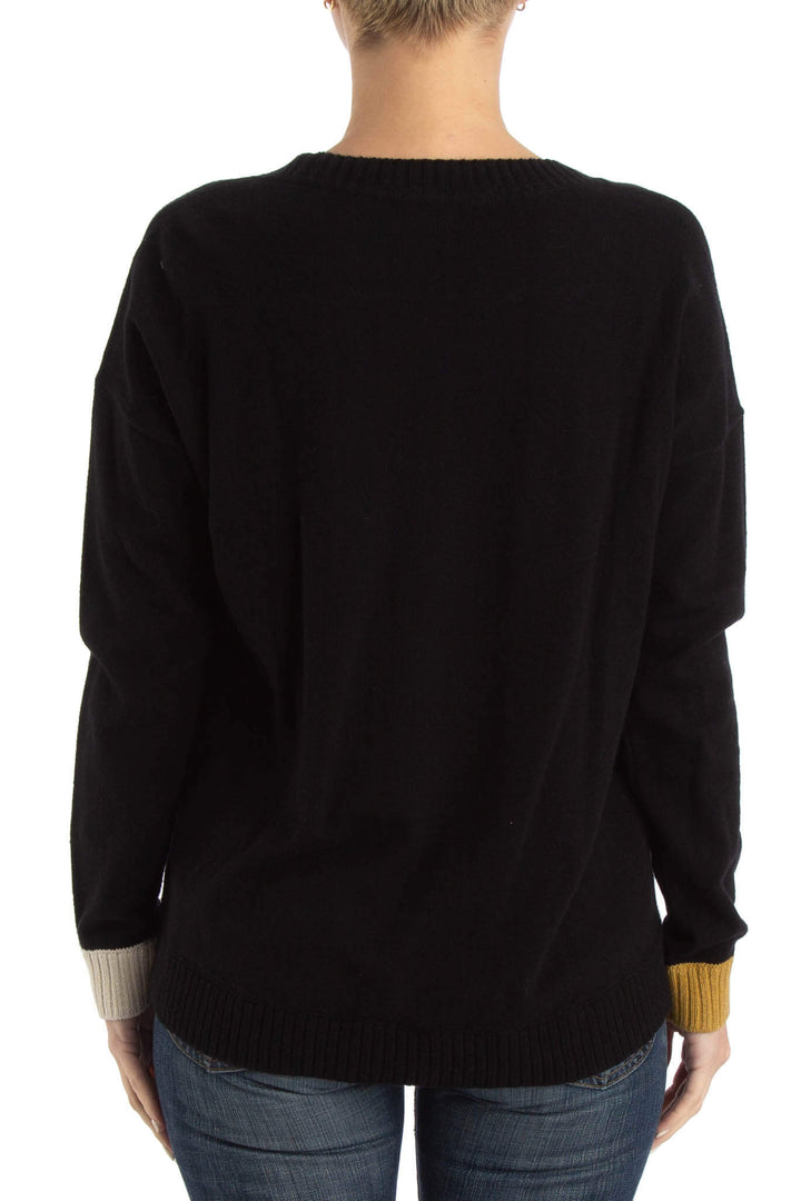 Blusa Lisa Todd negro, vista posterior – ClosetRehab