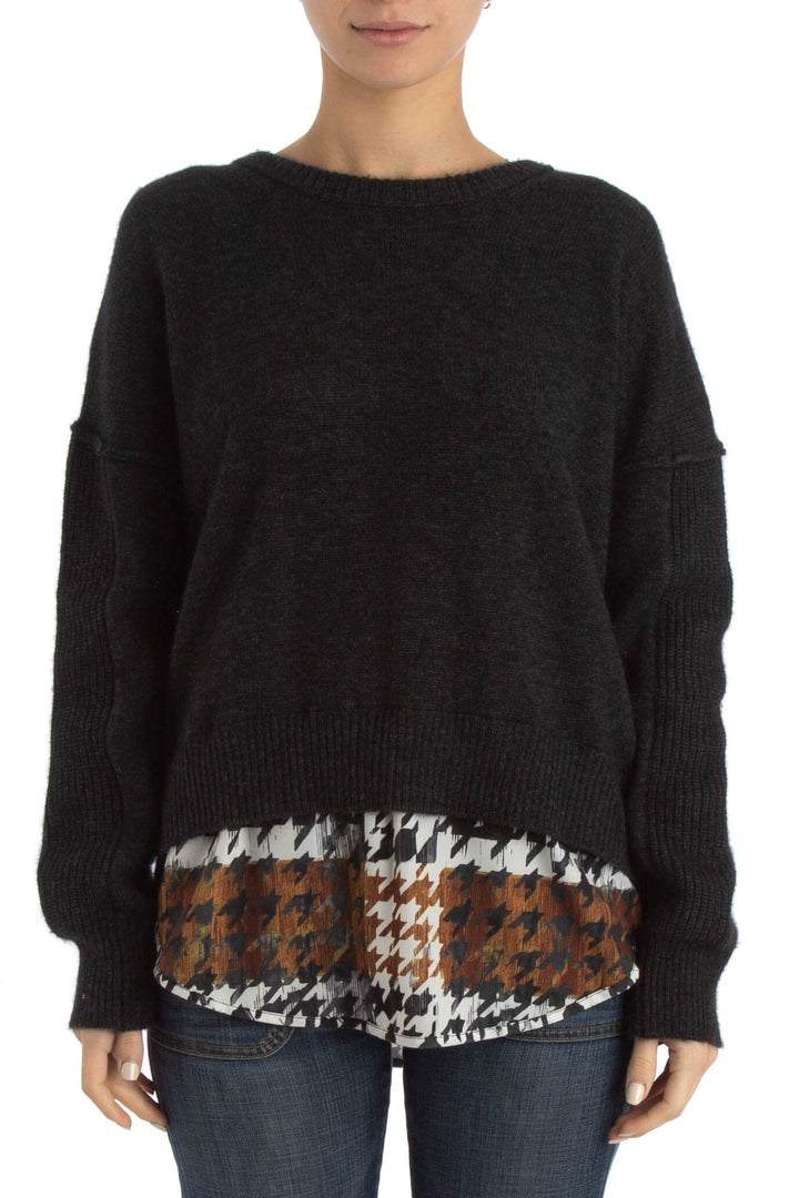 Blusa Brochu Walker gris, vista frontal – ClosetRehab